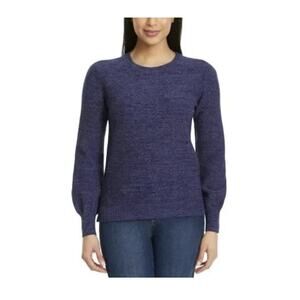 Gloria Vanderbilt Women’s Ombre Crewneck Long Sleeve Sweater Blue XXL NWT